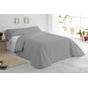 Funda Nórdica Dos Piezas (con Funda Almohada) Vipalia Cama 135 Cm Gris