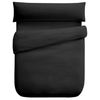 Funda Nórdica Tres Piezas (con Funda Almohada + Bajera) Vipalia Cama 150/160 Cm Negro