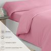 Funda Nórdica Tres Piezas (con Funda Almohada + Bajera) Vipalia Cama 90 Cm Rosa Claro