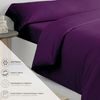 Funda Nórdica Tres Piezas (con Funda Almohada + Bajera) Vipalia Cama 150/160 Cm Morado