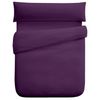 Funda Nórdica Tres Piezas (con Funda Almohada + Bajera) Vipalia Cama 150/160 Cm Morado