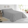 Funda Nórdica Tres Piezas (con Funda Almohada + Bajera) Vipalia Cama 135 Cm Gris