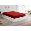 Sábana Bajera Ajustable Coralina Elástica Vipalia Cama 105 Cm Granate