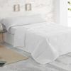 Vipalia - Edredon Relleno Nordico Cama 105 Cama Individual Tacto Pluma.  Blanco Liso 300 gr Invierno. Microfibra