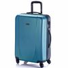 Maleta De Viaje Mediana Abs Texturizado Trolley 60cm Rígido 71160 Turquesa-antracita