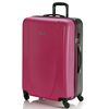 Maleta De Viaje Grande Abs Texturizado Trolley 70cm Xl 71170 Fucsia-antracita