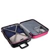 Maleta De Viaje Mediana Abs Texturizado Trolley 60cm Rígido 71160 Fucsia-antracita