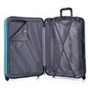 Maleta De Viaje Grande Abs Texturizado Trolley 70cm Xl 71170 Turquesa-antracita