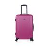 Juego Maletas De Viaje Rígidas 4 Ruedas Trolley 55/65 Cm Abs Ligeras 71116 Fucsia/antracit