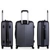 Maleta De Viaje Mediana Expandible Abs Trolley 60cm Itaca Sevron  T71560 Antracita