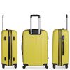 Maleta De Viaje Mediana Expandible Abs Trolley 60cm Itaca Sevron  T71560 Amarillo