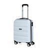 Maleta Cabina Abs Trolley De Viaje 55cm Rígida 4 Ruedas Dobles T71650 Blanco