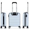 Maleta Cabina Abs Trolley De Viaje 55cm Rígida 4 Ruedas Dobles T71650 Blanco