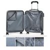 Maleta Cabina Abs Trolley De Viaje 55cm Rígida 4 Ruedas Dobles T71650 Blanco