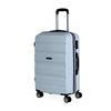 Maleta De Viaje Mediana Abs Texturizado Trolley 60cm 4 Ruedas Dobles T71660 Blanco