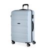 Maleta De Viaje Grande Abs Texturizado Trolley 70 Cm Xl 4 Ruedas Dobles T71670 Blanco