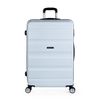 Maleta De Viaje Grande Abs Texturizado Trolley 70 Cm Xl 4 Ruedas Dobles T71670 Blanco