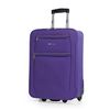 Maleta Cabina Poliéster Eva Trolley Viaje 55cm 2 Ruedas T71950 Morado