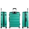 Maleta De Viaje Grande Abs Texturizado Trolley 70 Cm Xl 4 Ruedas Dobles T71670 Aguamarina