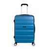 Maletas De Viaje Rígidas Trolley Abs 4 Ruedas Cabina Mediana T71615 Azul