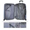 Maleta De Viaje Mediana Expandible Abs Trolley 60cm Itaca Sevron  T71560 Azul Zafiro