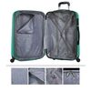 Maleta De Viaje Mediana Expandible Abs Trolley 60cm Itaca Sevron  T71560 Verde Menta