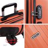 Maleta De Viaje Grande Expandible Abs Trolley 70cm Xl Itaca T71570 Mandarina