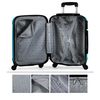 Maleta Cabina Abs Rígida 4 Ruedas Trolley De Viaje 55cm 771150 Turquesa