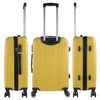 Maleta De Viaje Mediana Abs Rígida Trolley 63cm 4 Ruedas 771160 Amarillo