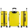 Maleta De Viaje Grande Expandible Abs Trolley 70cm Xl 4 Ruedas Dobles Simoa 71270 Amarillo