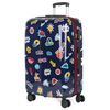 Maleta De Viaje Grande Policarbonato Trolley 60cm 4 Ruedas Dobles 702260 Marino