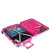 Juego De 2 Maletas Infantil De Niña De Viaje 4 Ruedas Itaca Modelo Aras 702300 Azul-fucsia