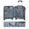 Pack 2 Maletas De Viaje Rígidas Cabina 4 Ruedas 55x40x20 Cm Trolley Abs T71650p Aguamarina