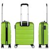 Pack 2 Maletas De Viaje Rígidas Cabina 4 Ruedas 55x40x20 Cm Trolley Abs T71650p Pistacho/p