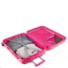 Maleta Cabina Policarbonato Trolley 55cm 4 Ruedas Dobles Candado Integrado 702450 Fucsia