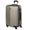 Maleta De Viaje Mediana Expandible Abs Trolley 60cm Itaca Sevron  T71560 Champagne