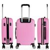 Maleta Cabina Abs Texturizado Trolley De Viaje Rígida Vuelos Low Cost T71550 Rosa