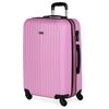 Maleta De Viaje Mediana Expandible Abs Trolley 60cm Itaca Sevron  T71560 Rosa