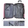 Maleta De Viaje Mediana Expandible Abs Trolley 60cm Itaca Sevron  T71560 Rosa