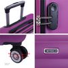 Set 2 Maletas De Viaje Cabina Rigidas 55/65cm Abs Con Mango Extensible 71215 Morado