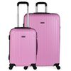 Maletas De Viaje Rígidas 4 Ruedas Abs Cabina Y Grande T71517 Rosa