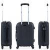 Maleta Cabina Abs Rígida 4 Ruedas Trolley De Viaje 55cm 771150 Negro