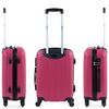 Maleta Cabina Abs Rígida 4 Ruedas Trolley De Viaje 55cm 771150 Fresa