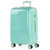 Maleta De Viaje Grande Policarbonato Trolley 60cm 4 Ruedas Dobles 702460 Topos Menta