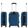 Maleta Cabina Abs Rígida 4 Ruedas Trolley De Viaje 55cm 771150 Azul Vaquero