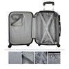 Maleta Cabina Abs Rígida 4 Ruedas Trolley De Viaje 55cm 771150 Malva