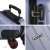 Maleta Cabina Abs Rígida 4 Ruedas Trolley De Viaje 55cm 771150 Malva