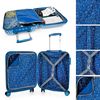 Maleta Cabina Policarbonato Trolley 55cm 4 Ruedas Dobles Candado Integrado 702450 Azul