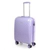 Maleta Cabina Policarbonato Trolley 55cm 4 Ruedas Dobles Candado Integrado 702450 Malva