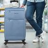 Maleta De Viaje Mediana Extensible Poliéster Eva Trolley 60cm Bolsillos 701060 Azul Vaquer